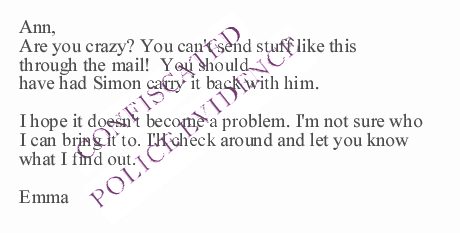 Emma's letter to Ann